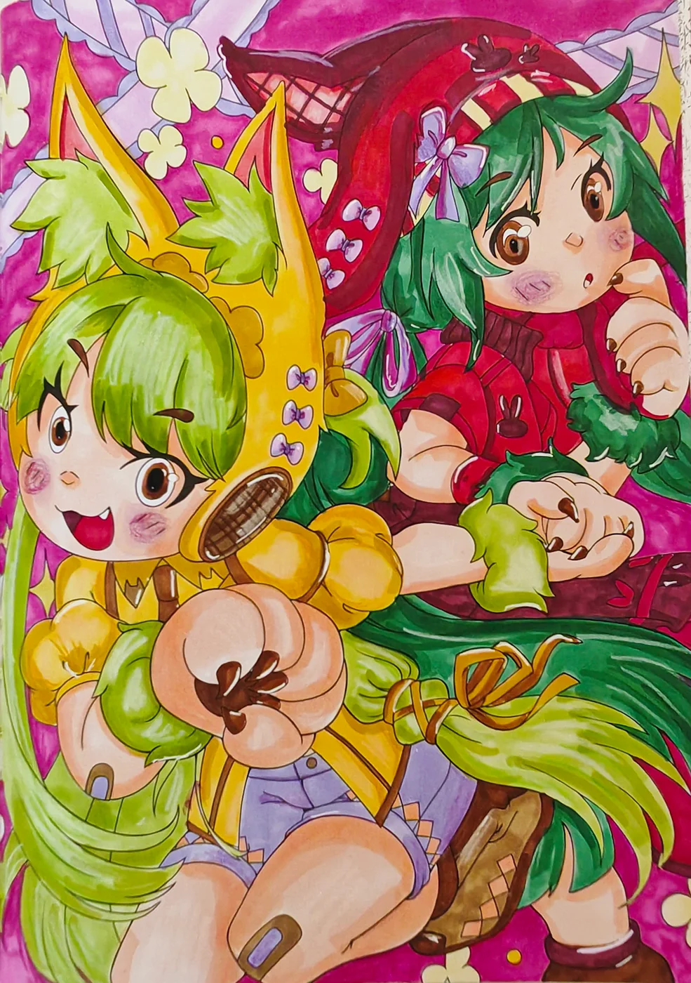 Page coloriée — Le coloriage Mangamania
